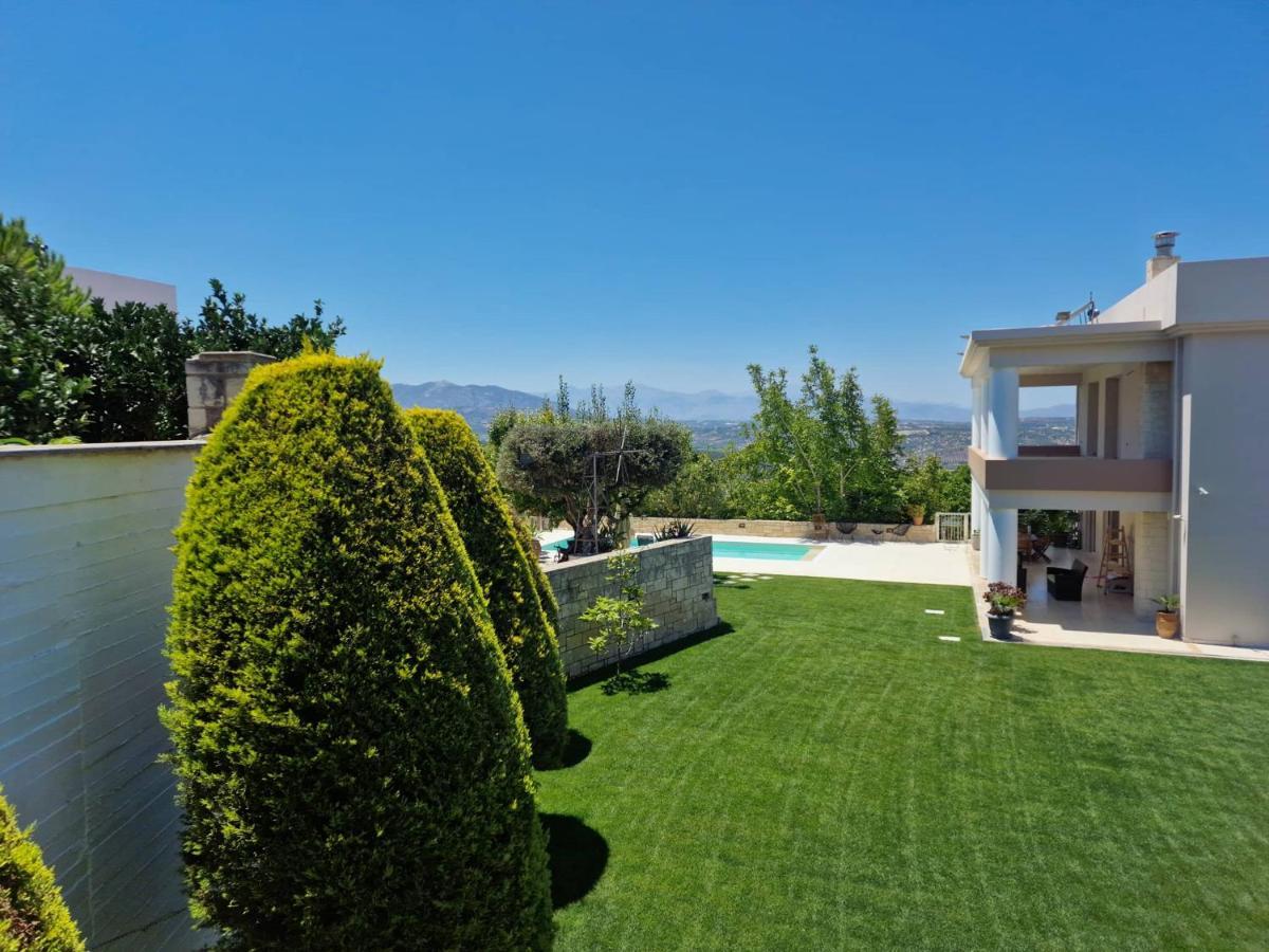 Blue Sky Villa In Crete Epano Vathia Buitenkant foto