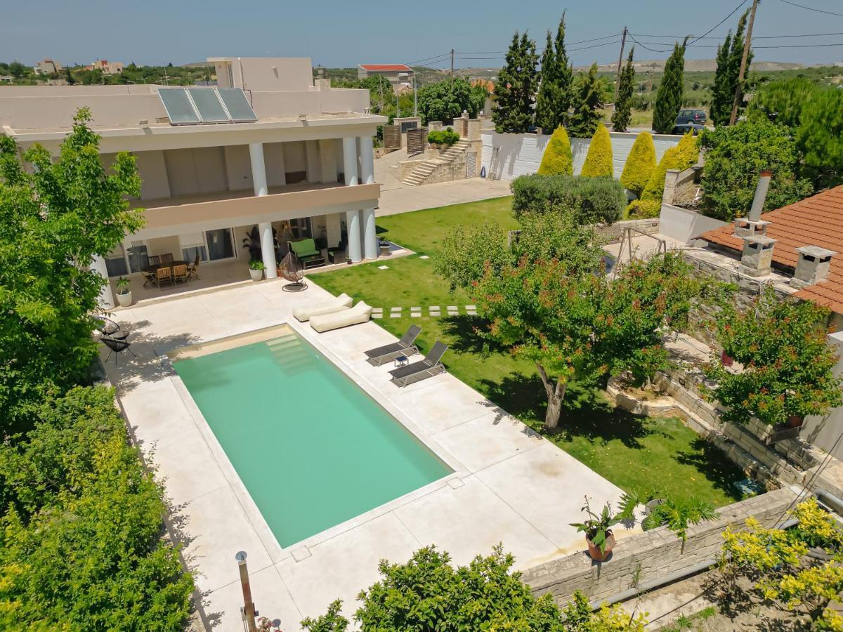 Blue Sky Villa In Crete Epano Vathia Buitenkant foto