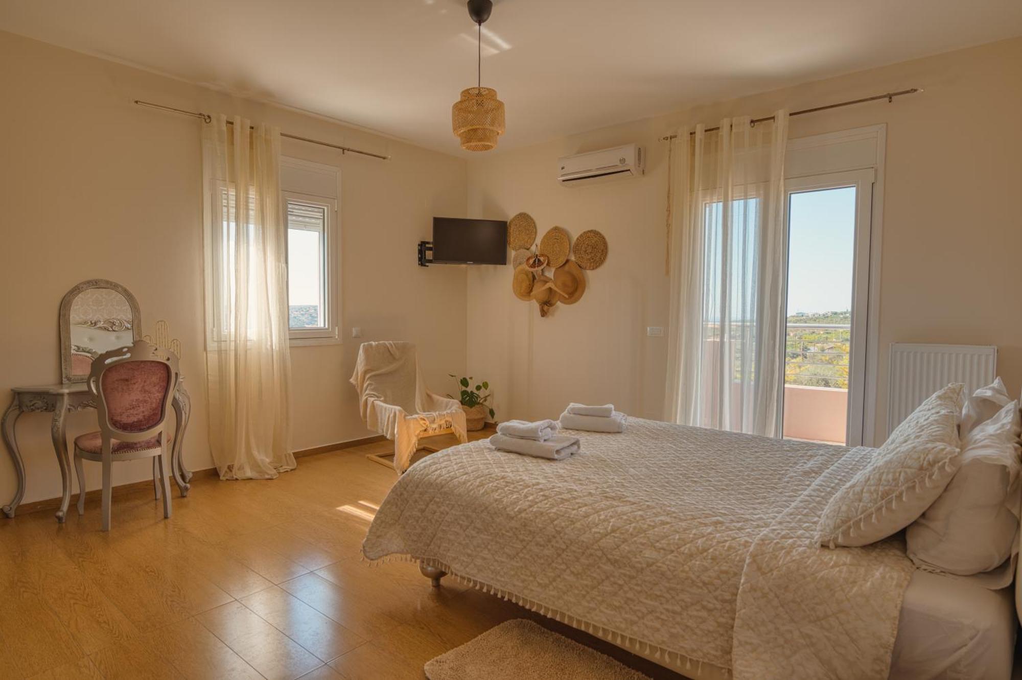 Blue Sky Villa In Crete Epano Vathia Buitenkant foto